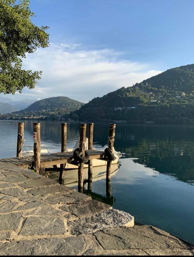 Villa Giardino Con Pontile Sul Lago D'Orta In Riva Orta San Giulio Eksteriør bilde