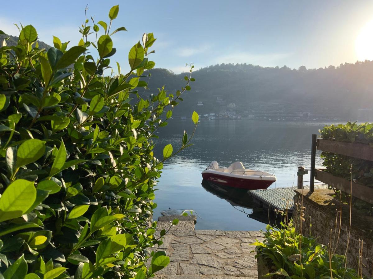 Villa Giardino Con Pontile Sul Lago D'Orta In Riva Orta San Giulio Eksteriør bilde